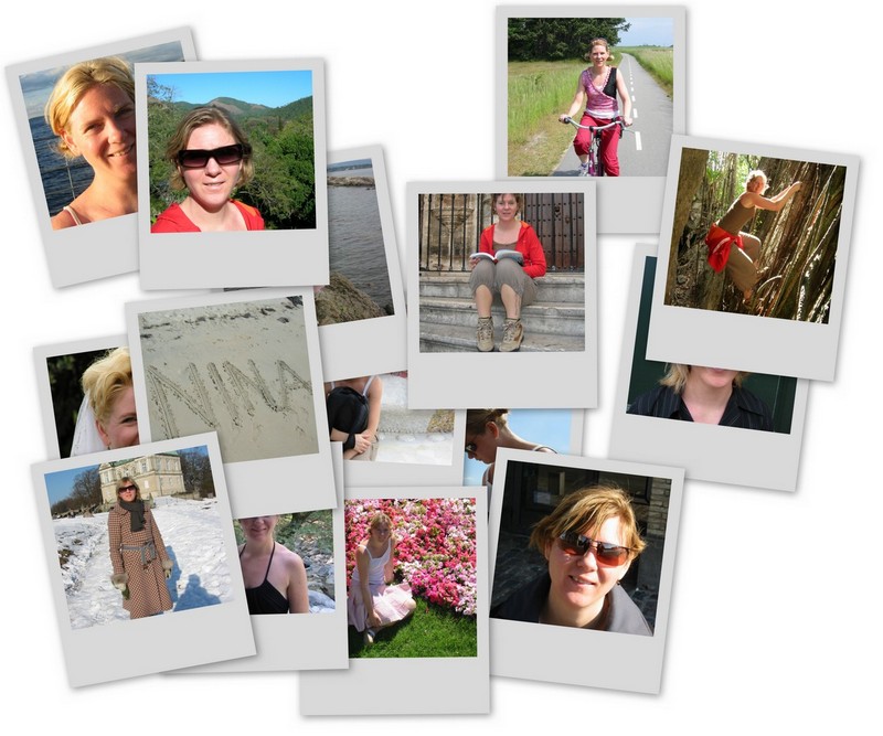 Collage over Nina Hilsted Gemal